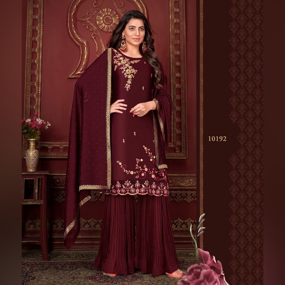 Indian Pakistani Salwar Suit Sharara Party Wear Bollywood Salwar Kameez Palazzo.